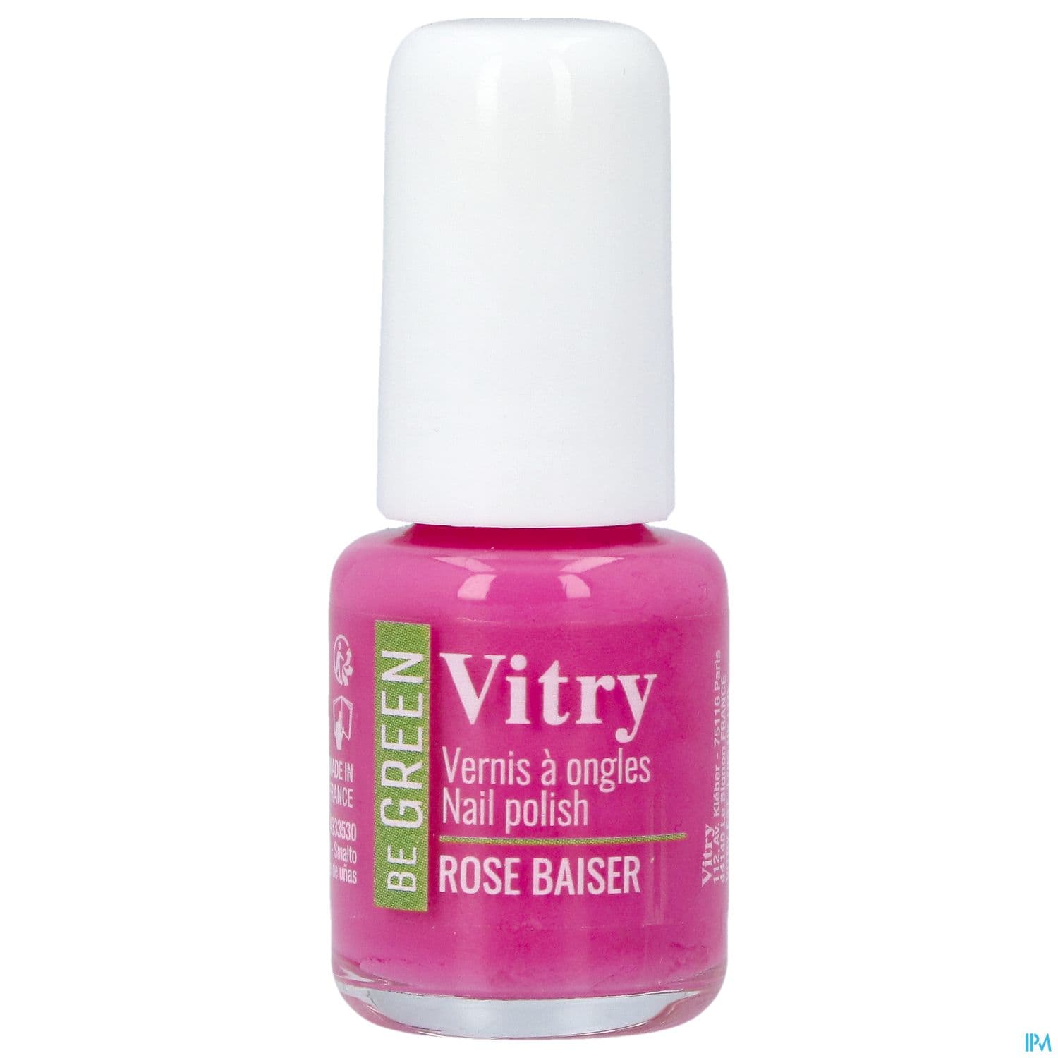 Vitry Be Green Vernis Ongles Rose Baiser 6ml