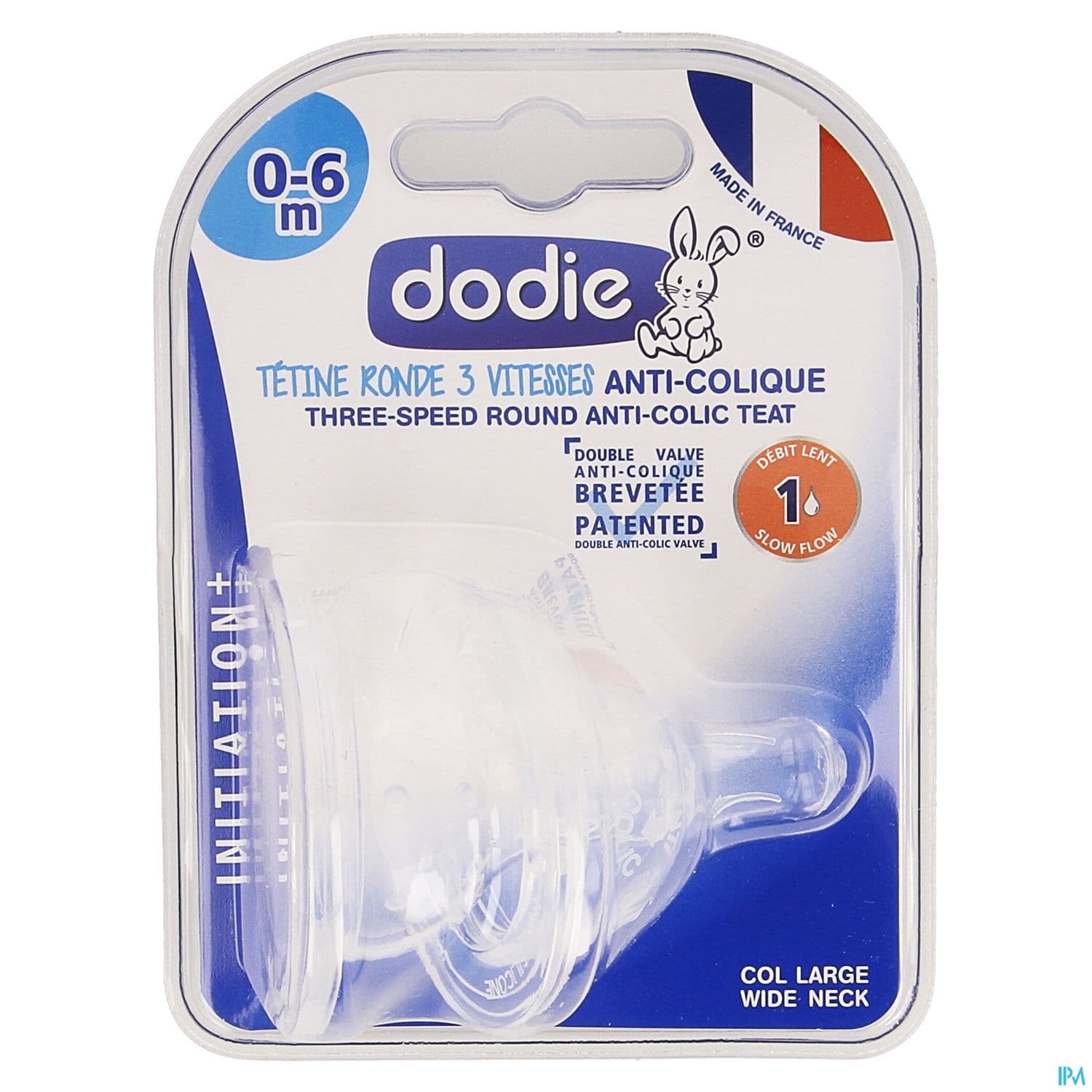 DOD TET INIT+ ROND 0-6M SIL DEB 1