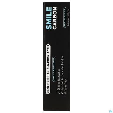 SMILE CARBON DENT VEGETAL 100G