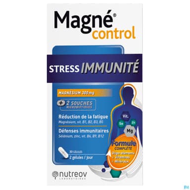 Nutreov Magne Control Stress Immunite Gelule 30