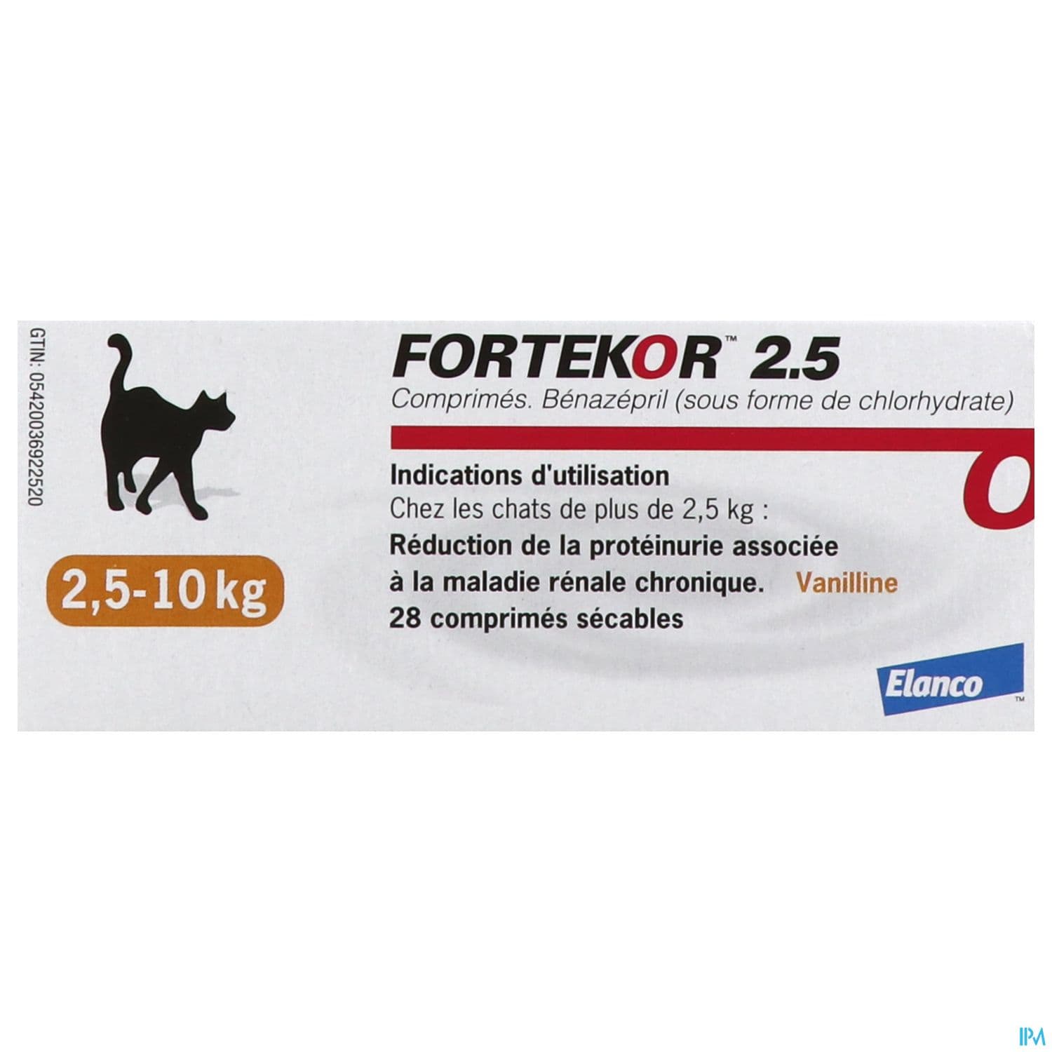 FORTEKOR 2,5 CHAT/CHIEN CPR 28