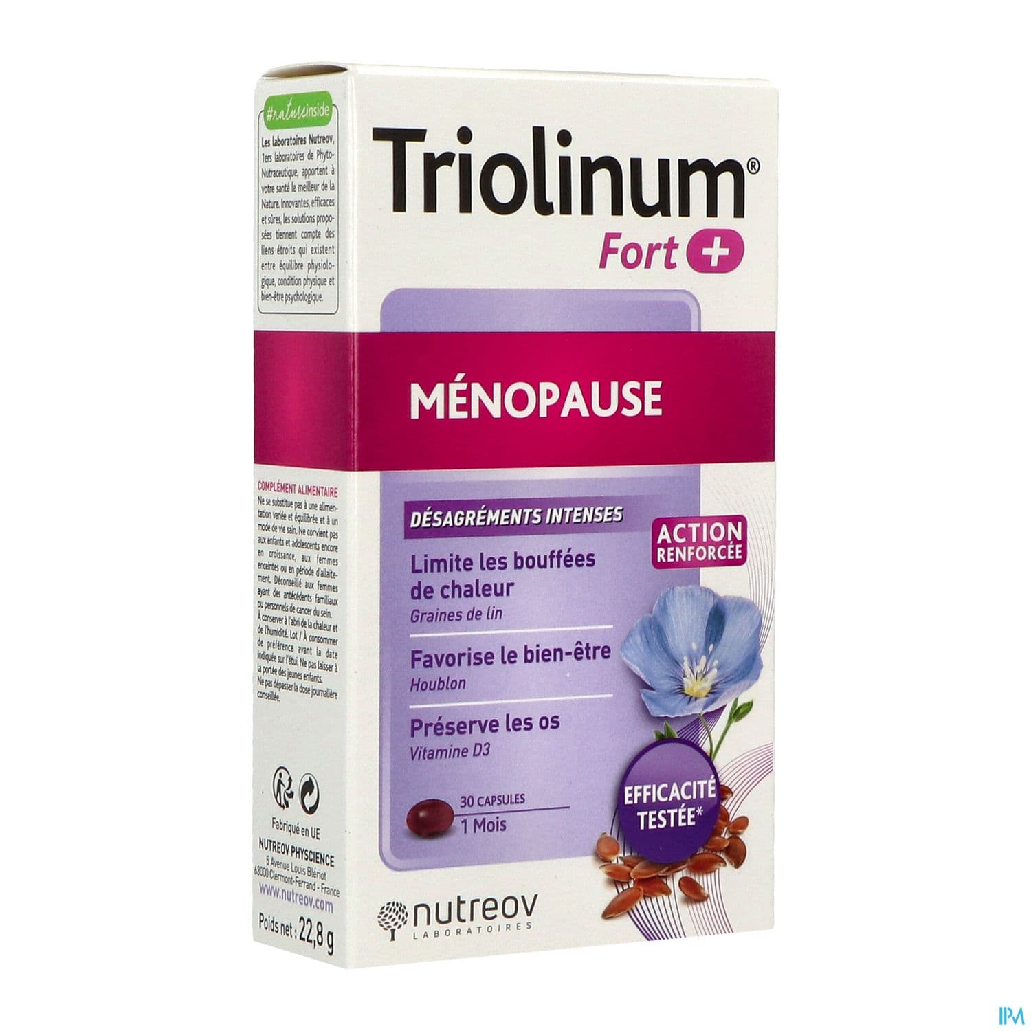 TRIOLINUM FORT MENOP CAPS 30 — Pharmacie porte de la villette
