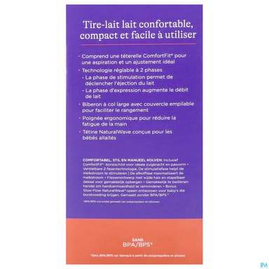 Lansinoh Tire Lait Manuel + Biberon Sans Bisphenol A Sans Bisphenol S Unite