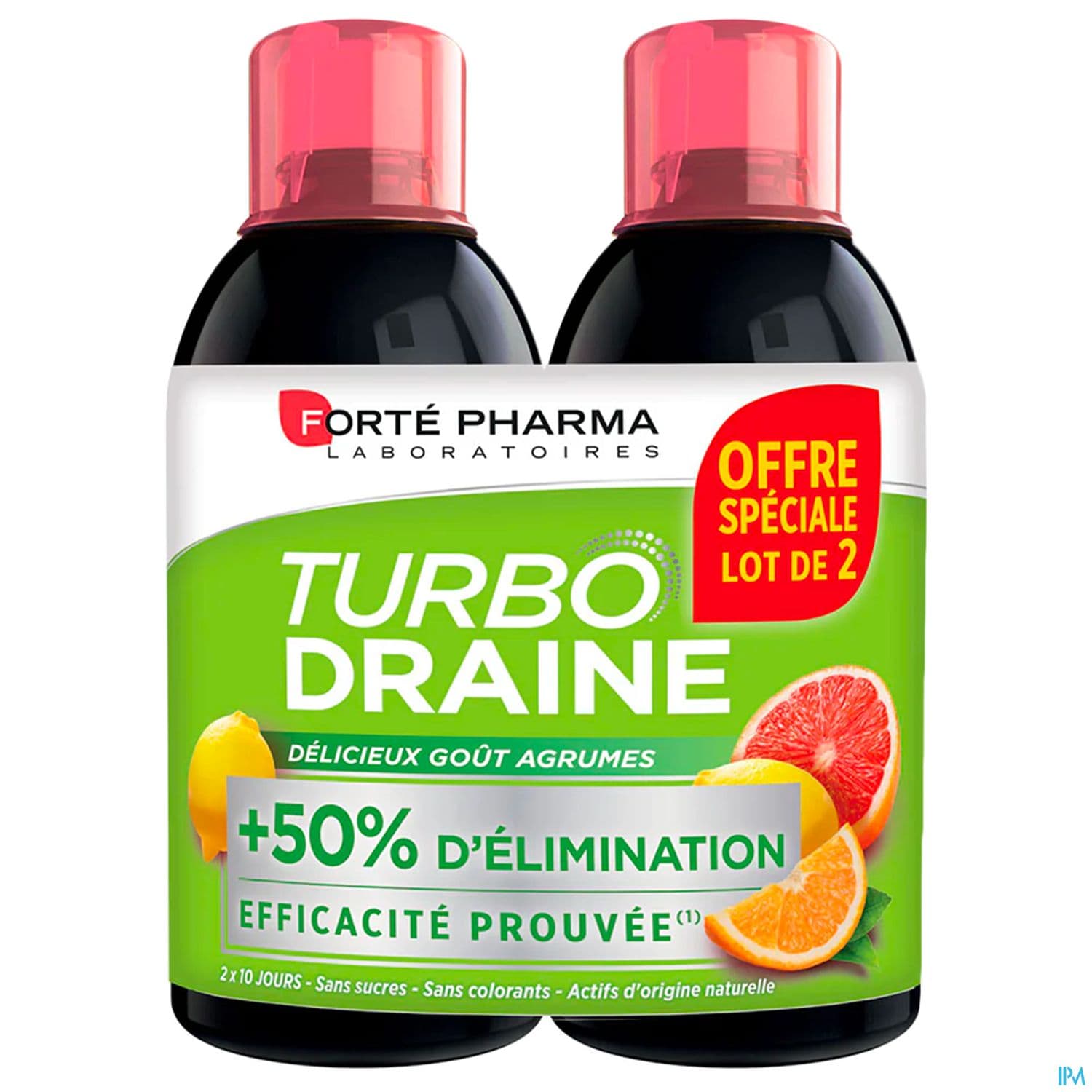TURBODRAINE SOL BUV AGRUME 500MLX2