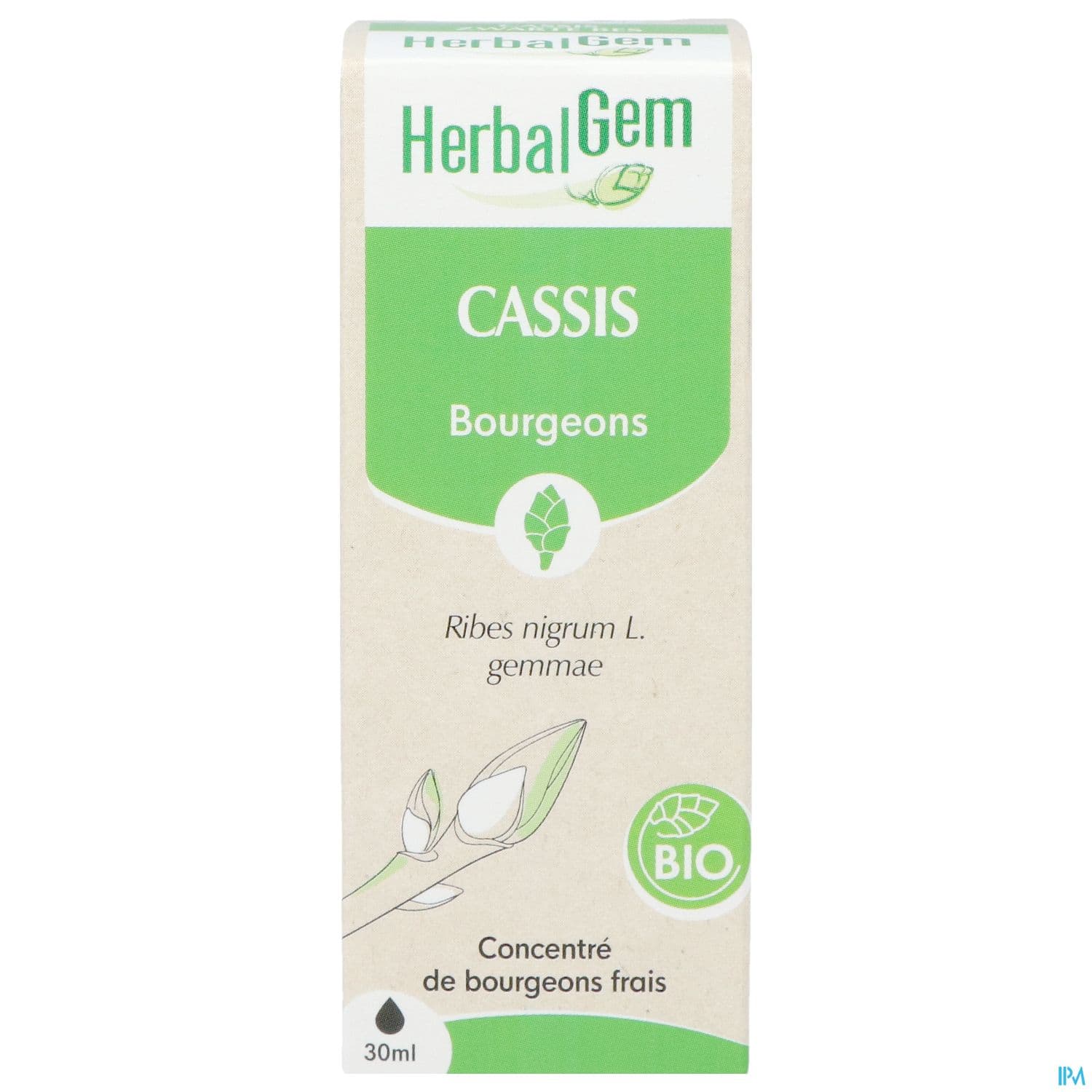 Herbalgem Cassis Bourgeon Macerat Glycerine Bio 30ml