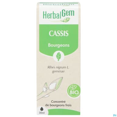 Herbalgem Cassis Bourgeon Macerat Glycerine Bio 30ml