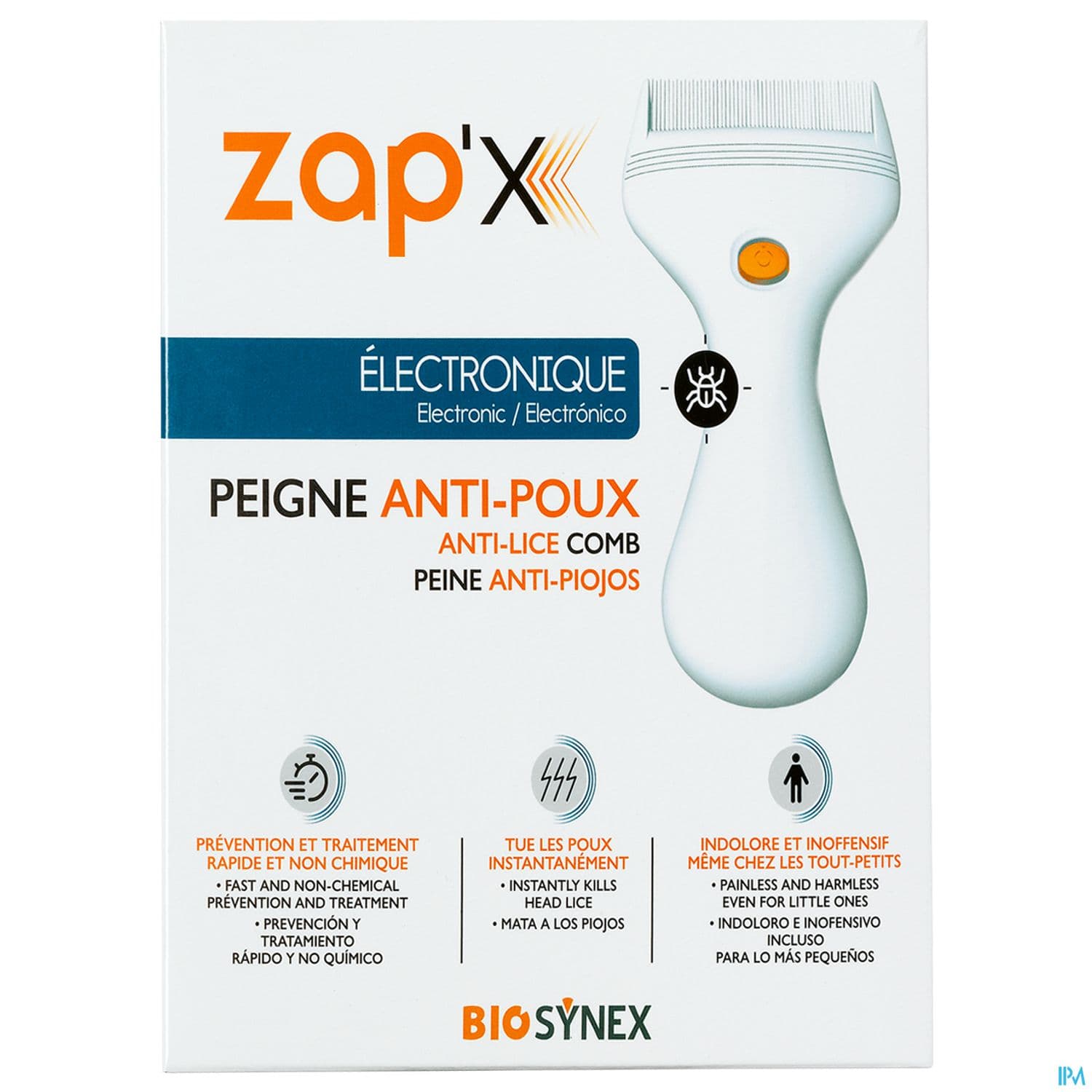 ZAP'X PEIGNE A/POUX ELECT