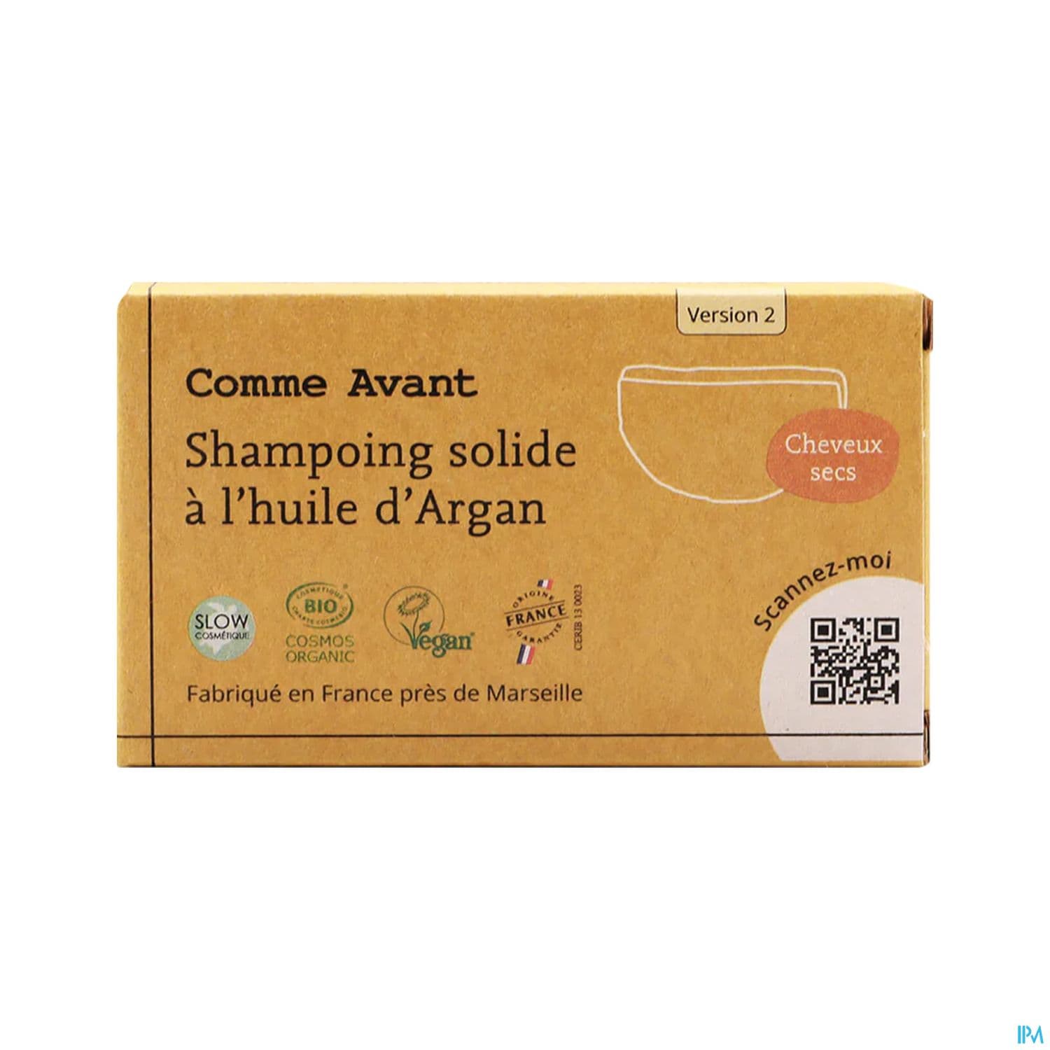 Comme Avant Shampooing Solide Enrichi En Huile D'argan Poudre D'orange Cheveux Secs 70g — Pharmacie aux enfants