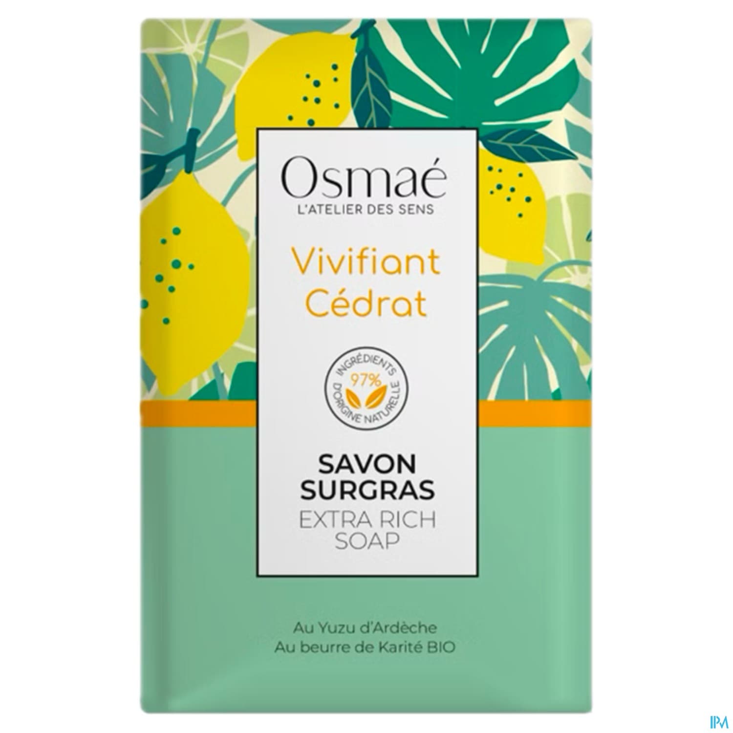 Osmae Savon Surgras Vivifiant Cedrat 200g