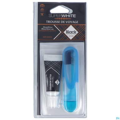 SUPERWHITE TROUSSE VOYAGE BLACK ED