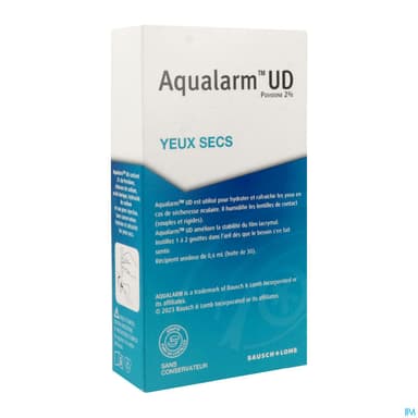 Aqualarm Fluide Lubrifiant Hydratant De La Surface Oculaire Unidose 20