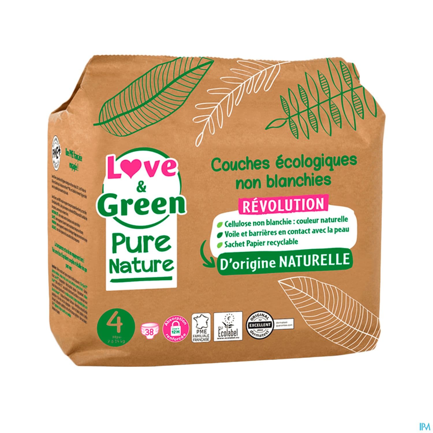 LOVE&GREEN COUCH PURE NATURE T4 38 — Pharmacie aux enfants