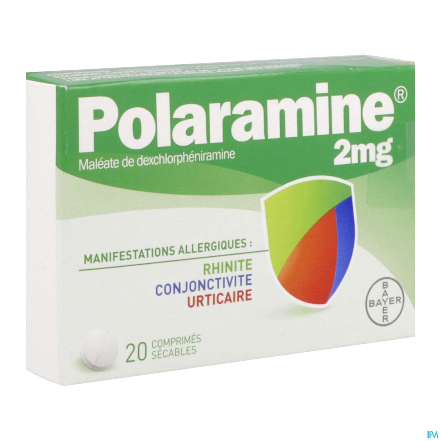 Polaramine 2mg Comprime Secable 20