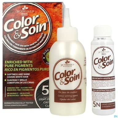 3 CHENES COLOR/SOIN CHAT CLAIR 5N