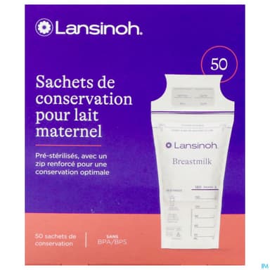 Lansinoh Sachet Conservation Lait Maternel50 40056