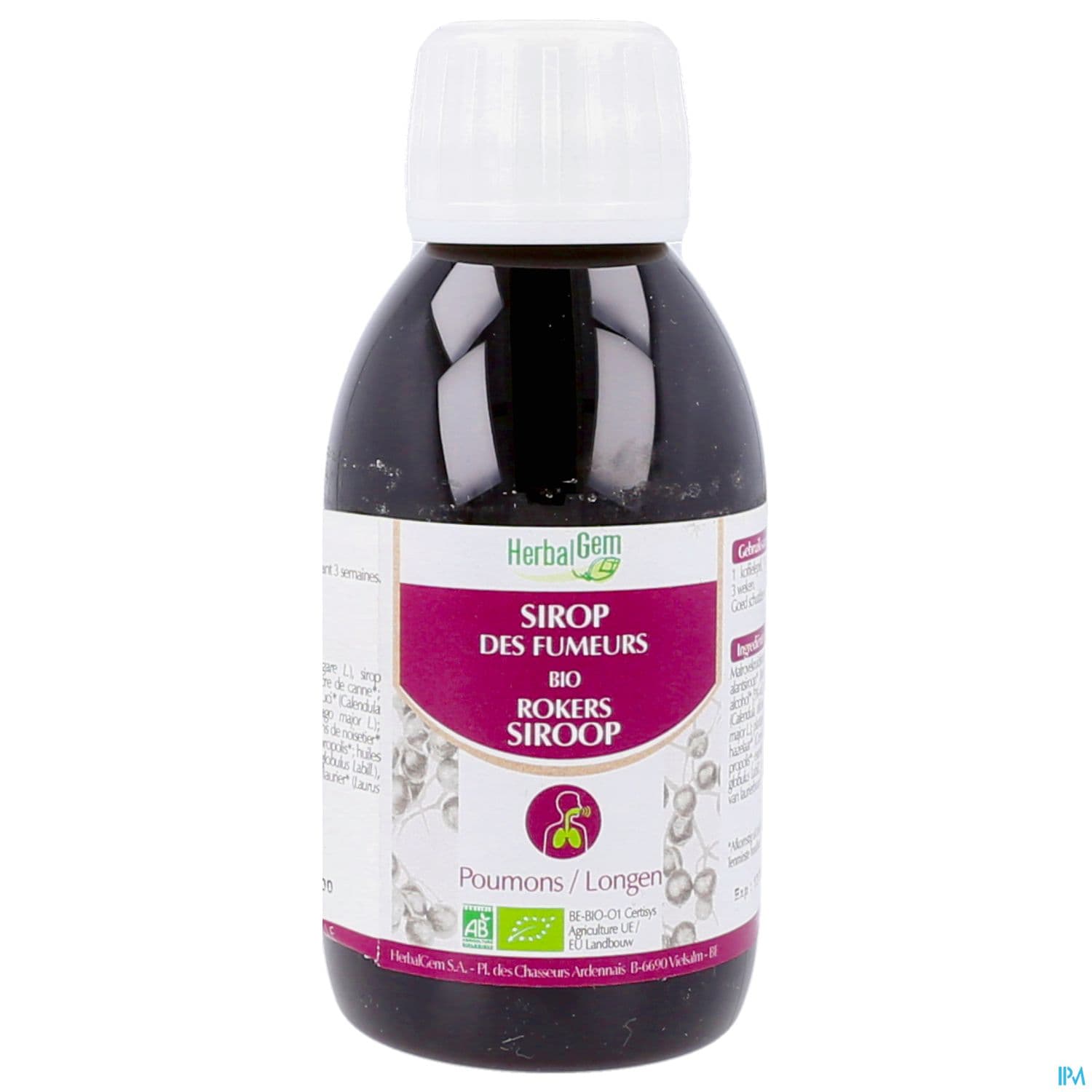 Herbalgem Sirop Fumeurs Bio 150ml