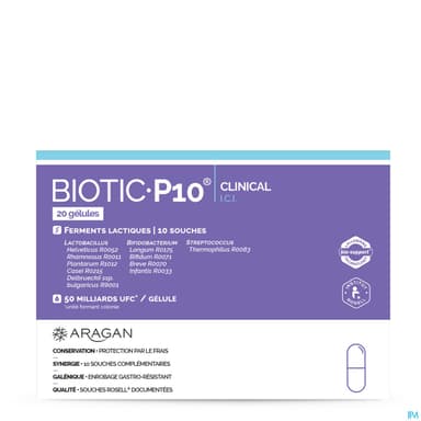 ARAGAN BIOTIC P10 CLINICAL GELUL20