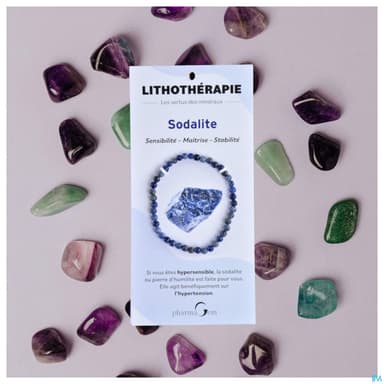 Pharmagem Bracelet Lithotherapie Sodalite 4mm