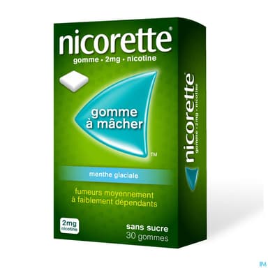 NICORETTE 2MG GOMME MENT GLA SS 30