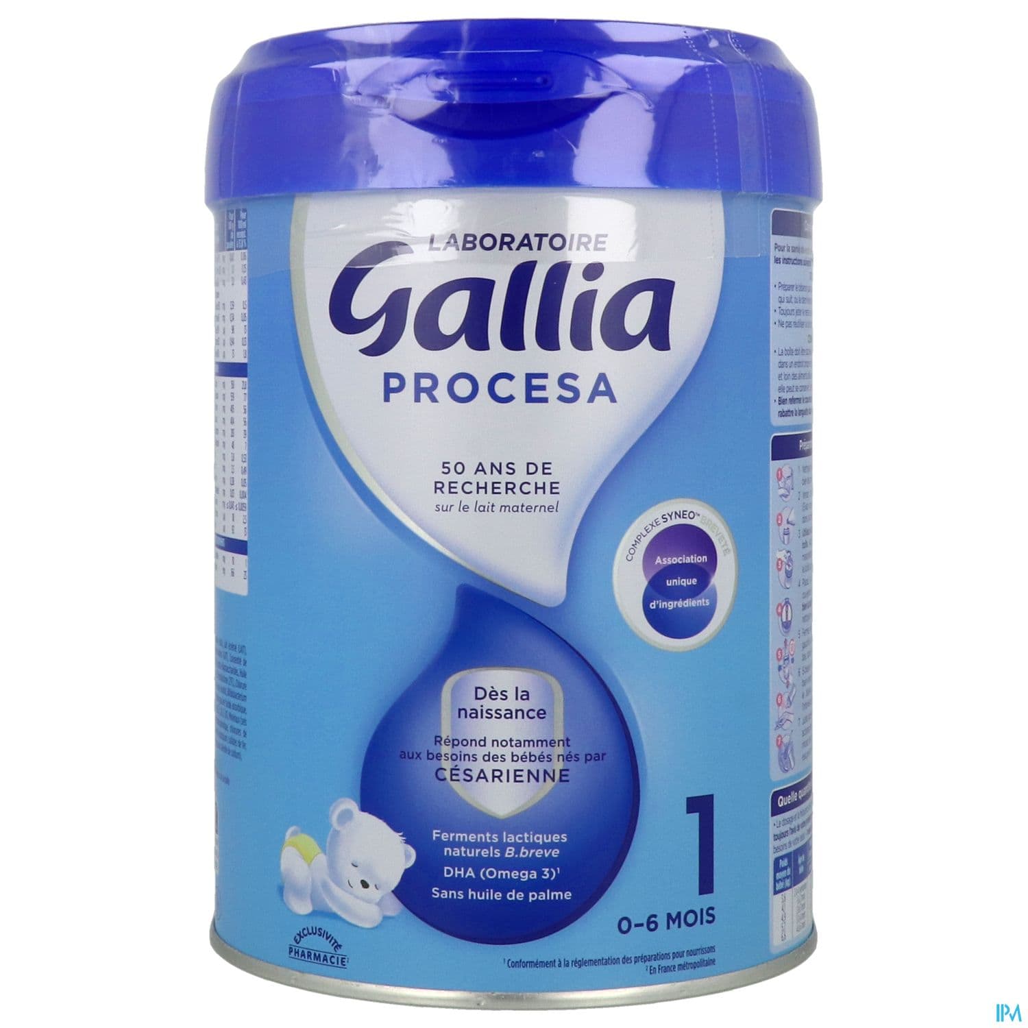 GALLIA PROCESA LAIT 1AGE 800G