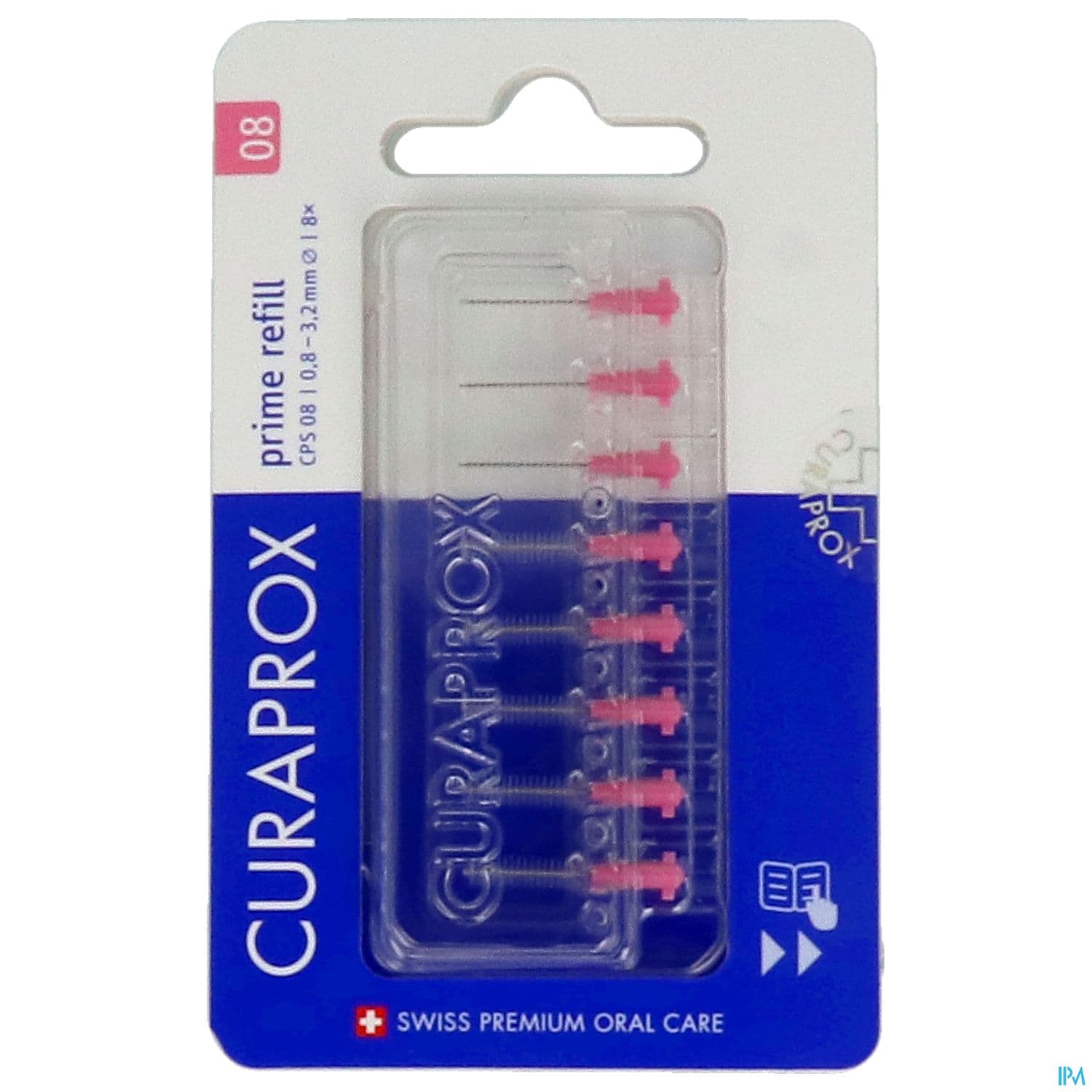 Curaprox Prime Refill Brossette Interdent Rose 8