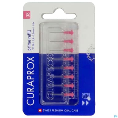 Curaprox Prime Refill Brossette Interdent Rose 8
