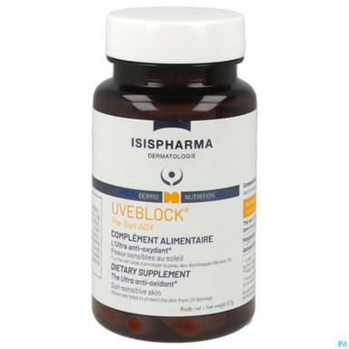 Isispharma Uveblock Pre Sun Aox Gelule 60