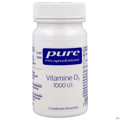 PURE ENCAPSULAT VIT D3 1000 CAPS60