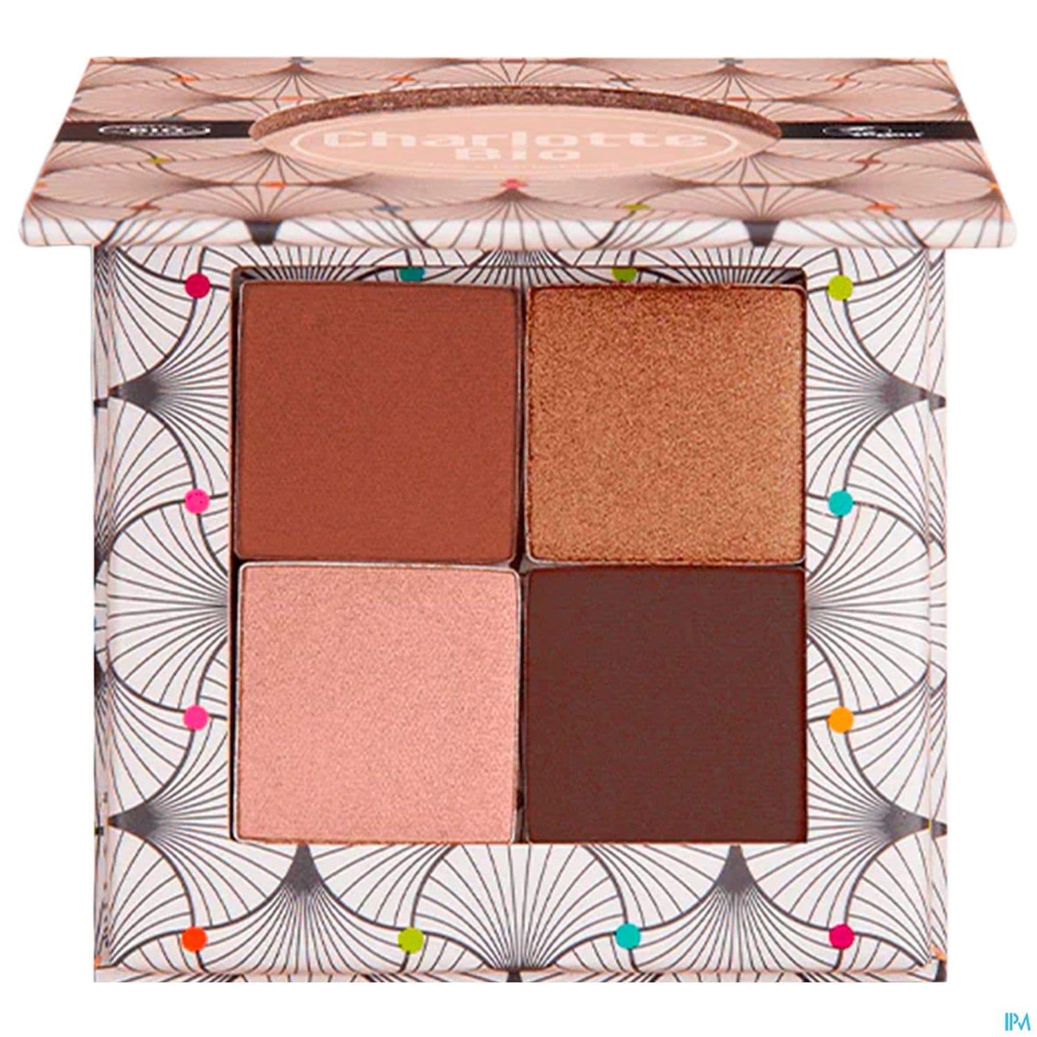 Charlotte Bio Palette Fard A Paupieres Nude Brun 1g4 X4