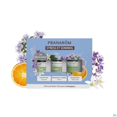 Pranarom Huile Essentielle Bio Coffret Calmante 5ml X3