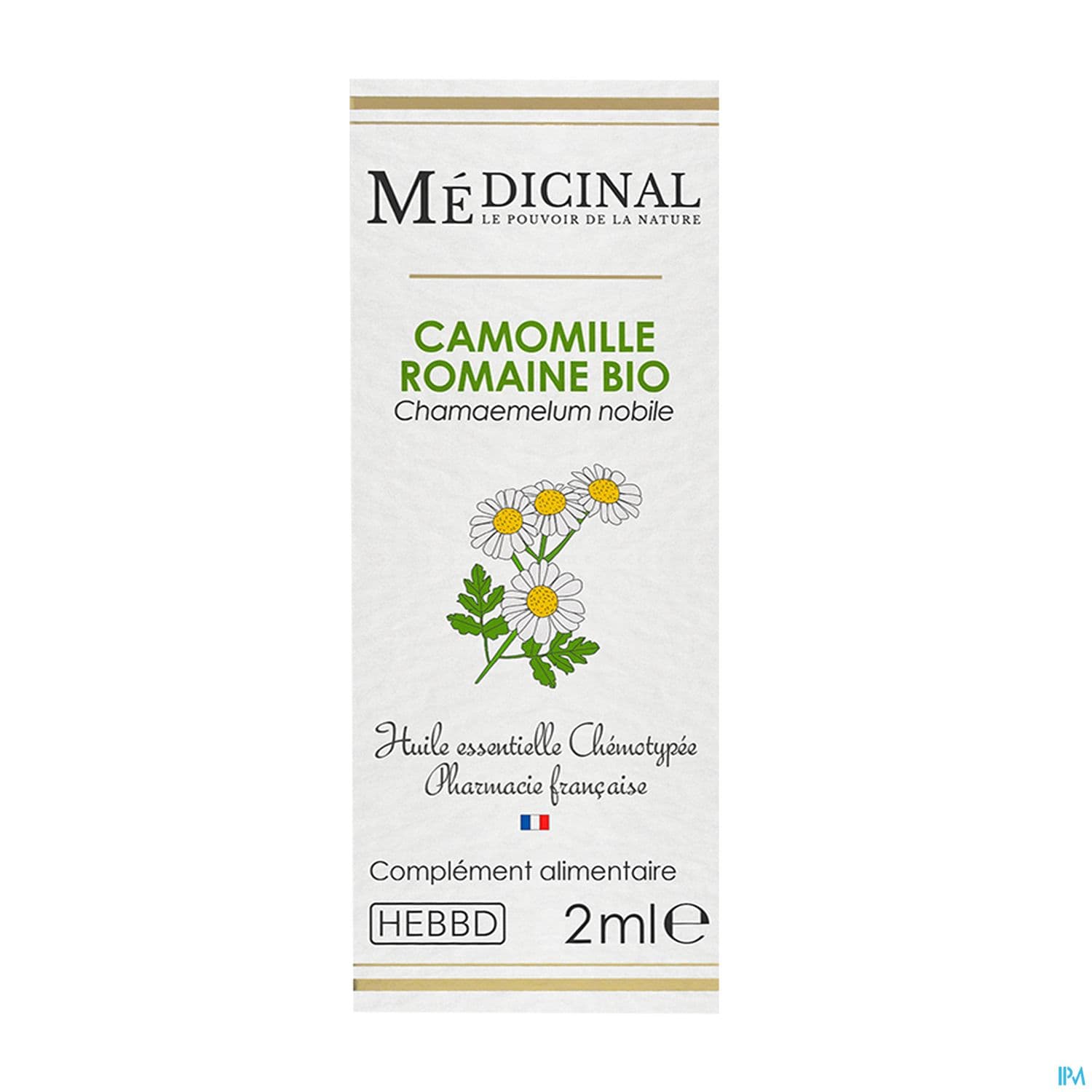 Medicinal Huile Essentielle Camomille Romaine Bio 2ml