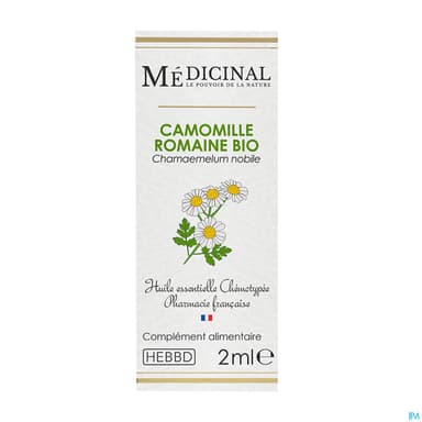 Medicinal Huile Essentielle Camomille Romaine Bio 2ml