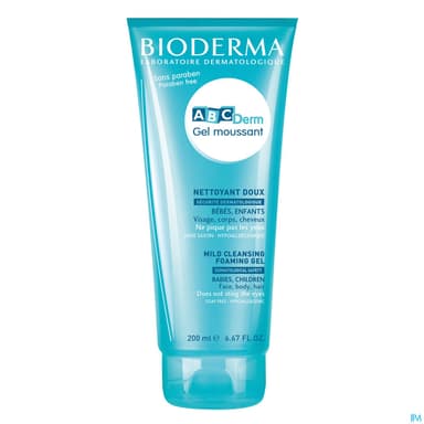 ABCDERM GEL MOUSSANT TUB 200ML