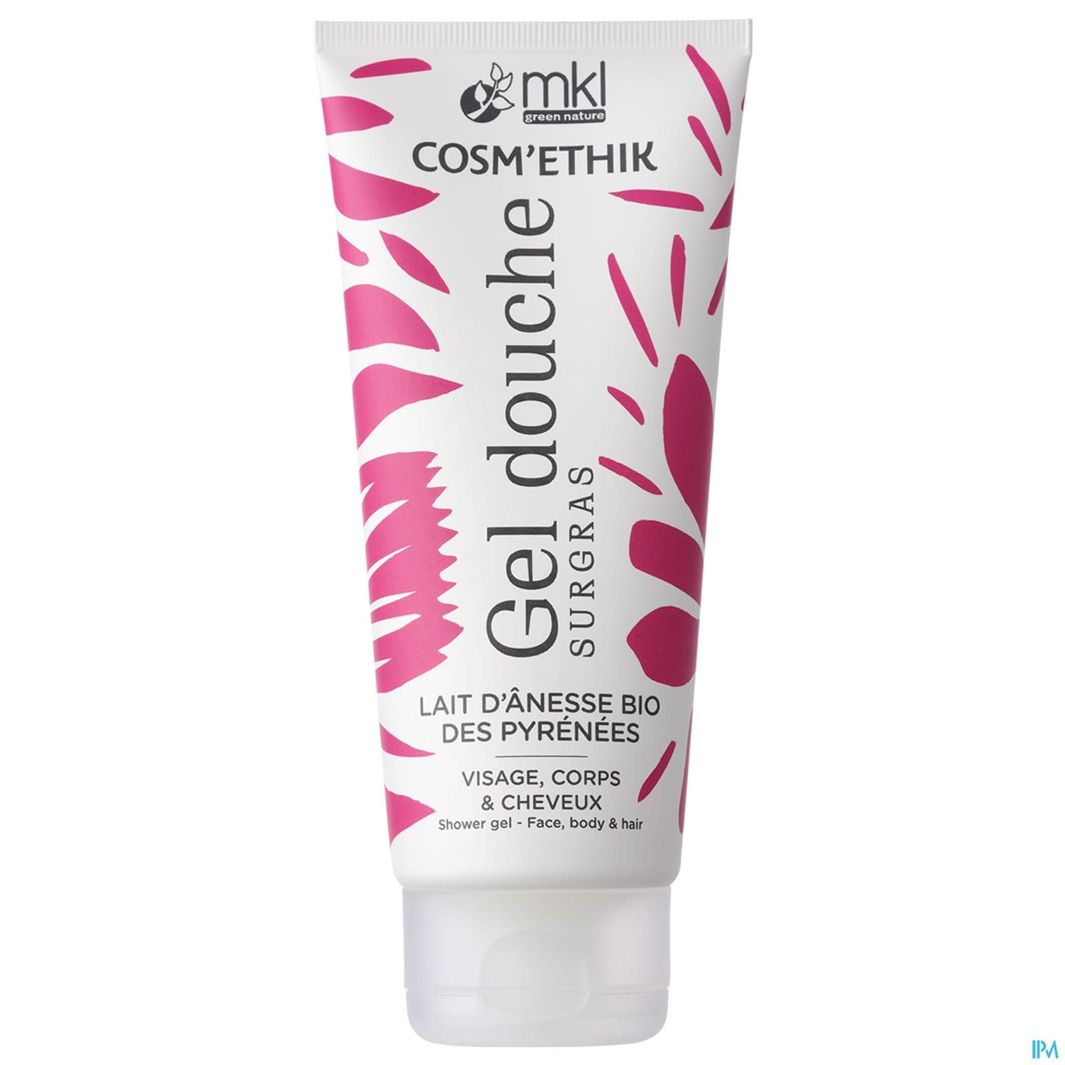 Mkl Green Nature Gel Douche Lait D'anesse Des Pyrenees Cosm'ethik 200ml