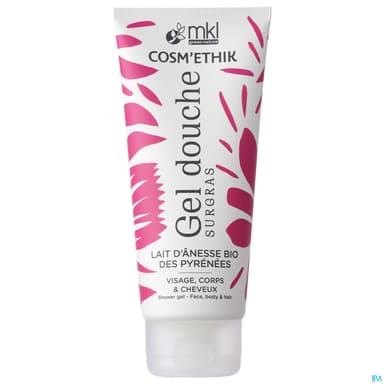 Mkl Green Nature Gel Douche Lait D'anesse Des Pyrenees Cosm'ethik 200ml