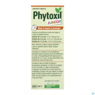 PHYTOXIL TOUX SUCRE JUNIOR SP100ML