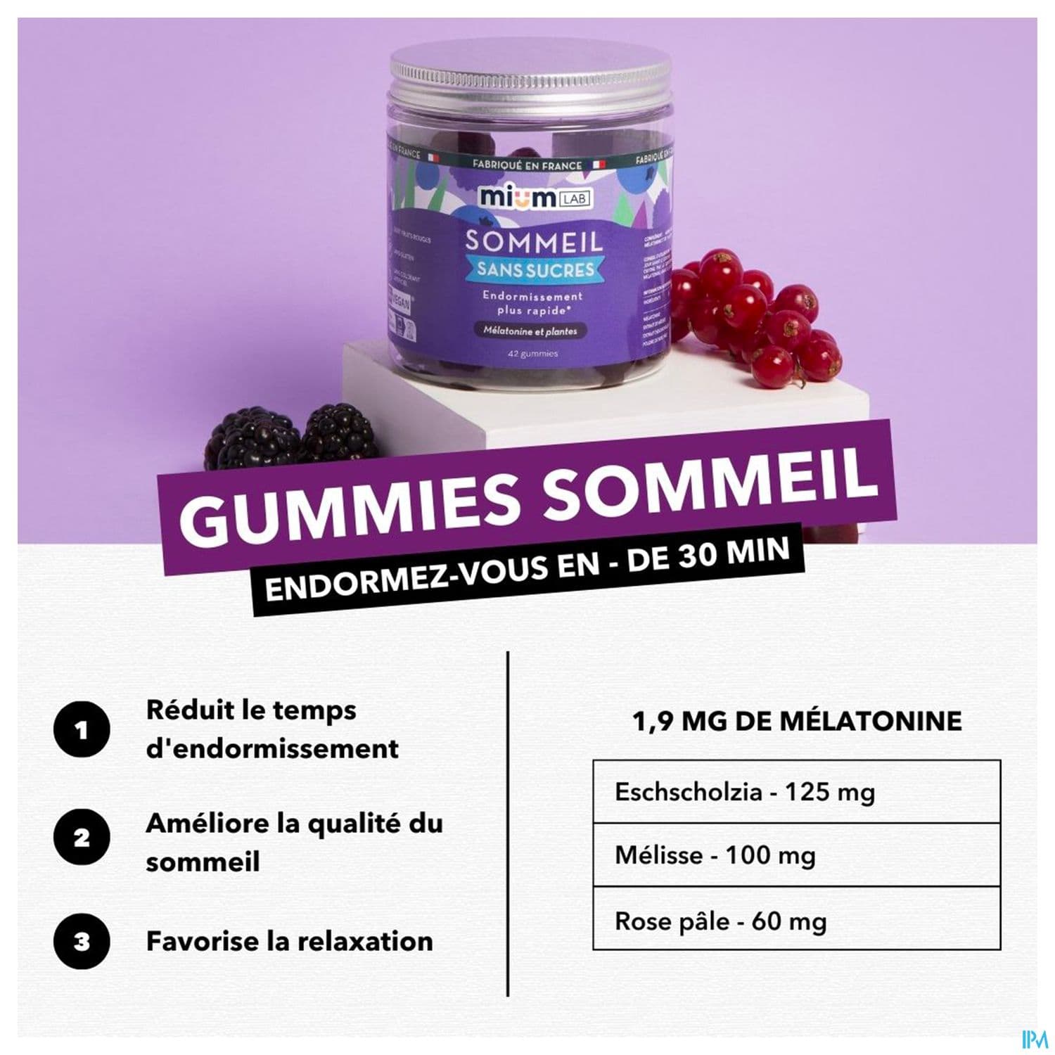 MIUMLAB S/SUC SOMMEIL GUMMIE 42