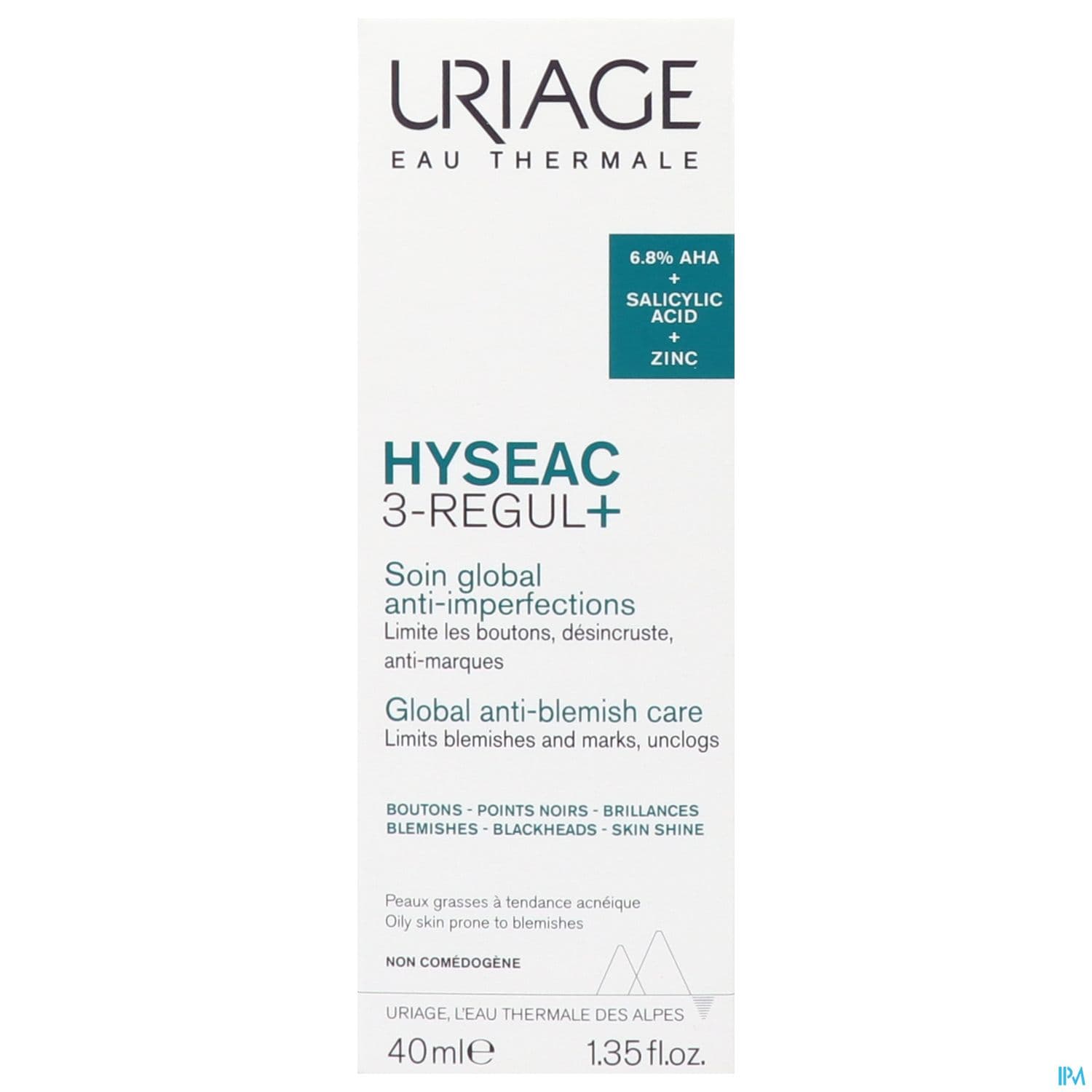URIAGE HYSEAC 3-REGUL + 40ML