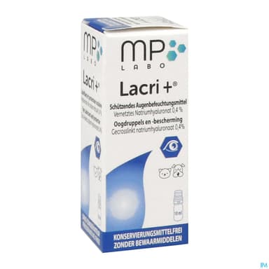 Mp Labo Lacri Plus Gel Oculaire Hydratant Protecteur Et Lubrifiant Chien Chat Flacon De 10ml