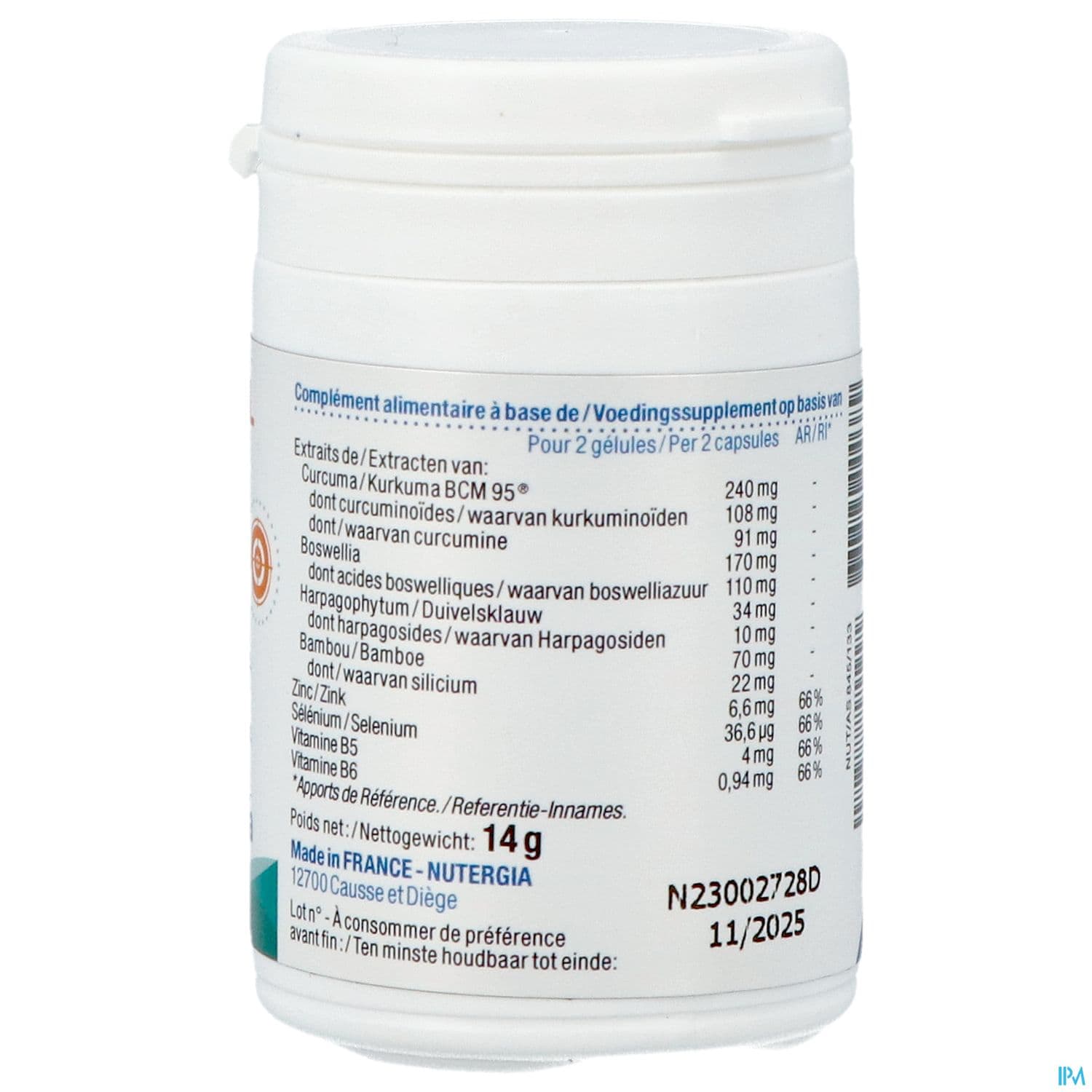 Nutergia Ergytol Gelule 30