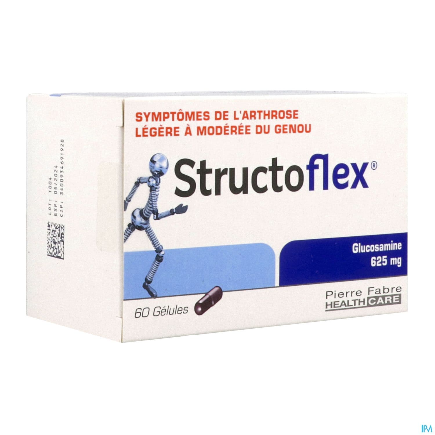 STRUCTOFLEX 625MG GELULE 60