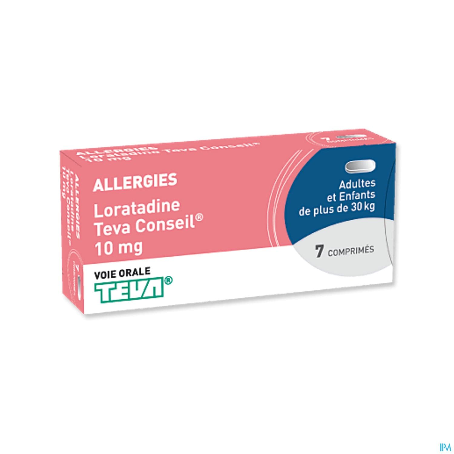 Loratadine Teva Conseil 10mg Comprime 7