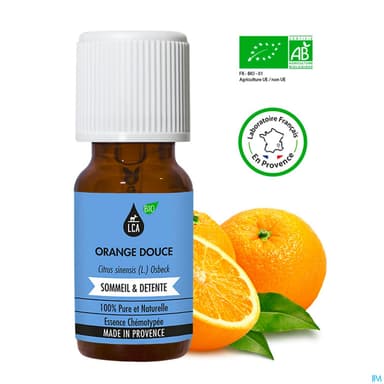 Lca Huile Essentielle D'orange Douce Bio 10ml