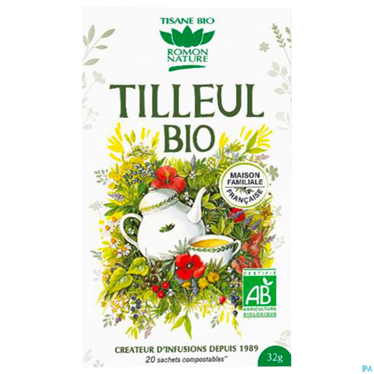 ROMON NATUR TIS BIO TILLEUL SAC20