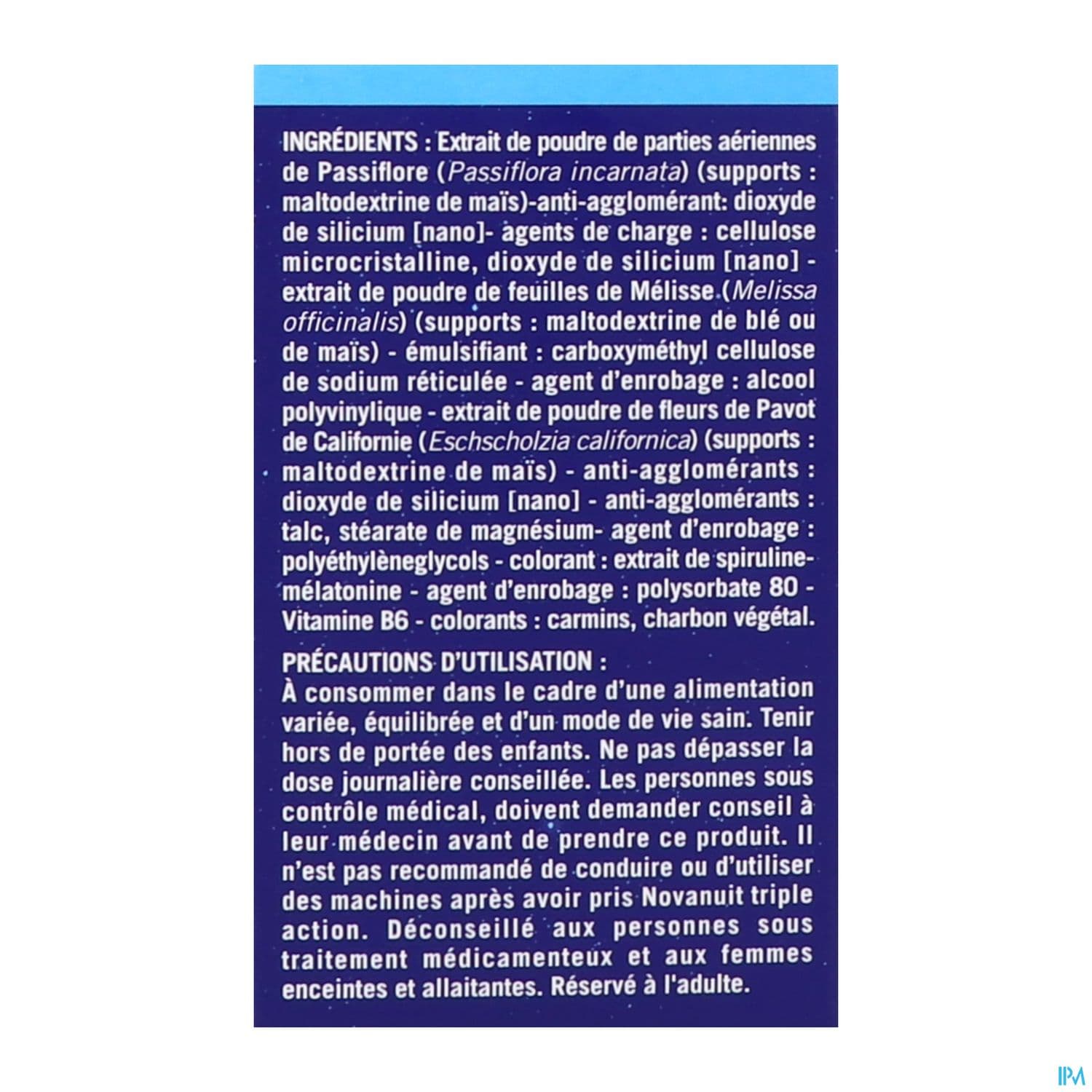 Novanuit Triple Action Comprime 60
