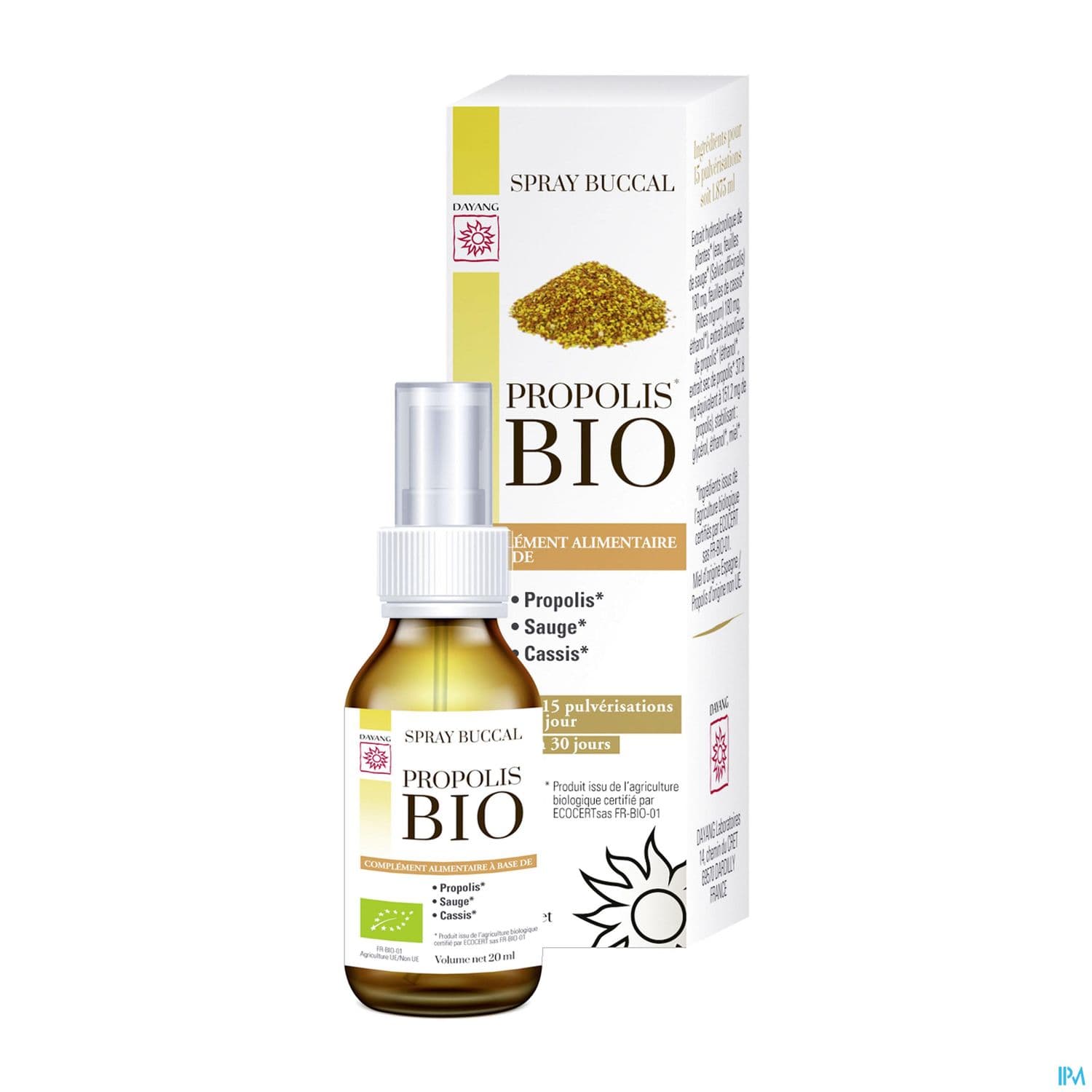Dayang Spray Buccal Propolis Bio 20ml