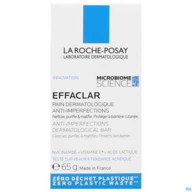 EFFACLAR PAIN DERMATOLOGIQUE 65G