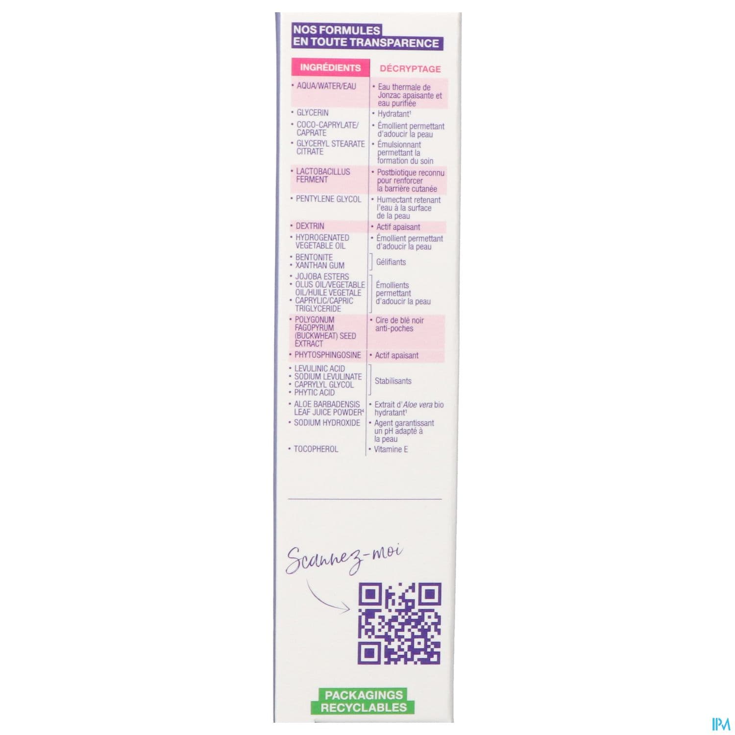 JONZAC REAC CONTROL YEUX PAUP 15ML
