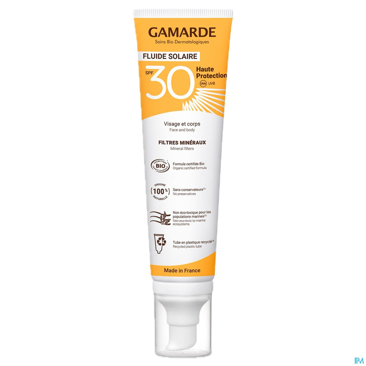 Gamarde Solaire Spf30 Creme Bio 100ml