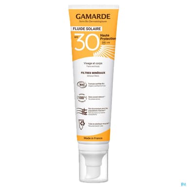 Gamarde Solaire Spf30 Creme Bio 100ml